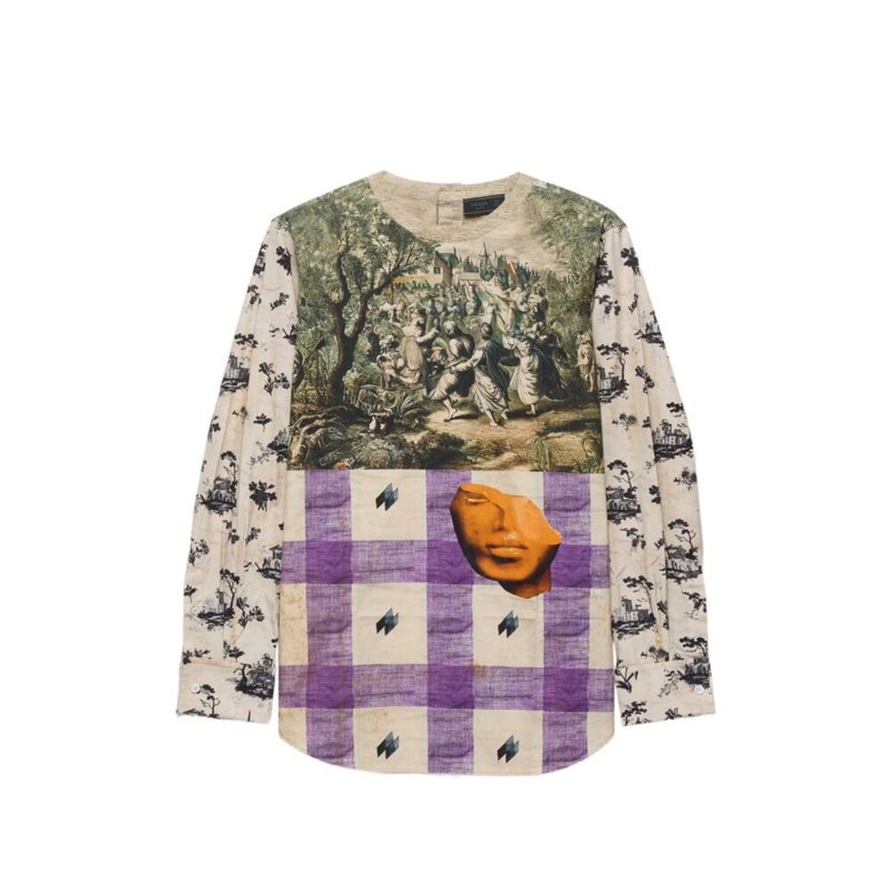 Prada Neutrals Shirts Men